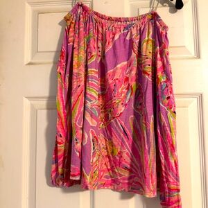 Lilly Pulitzer off the shoulder shirt